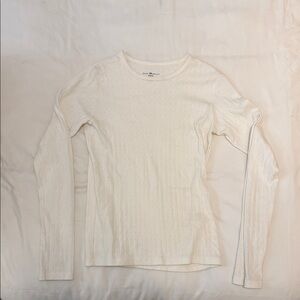 Brandy Melville Cream Long Sleeve Top